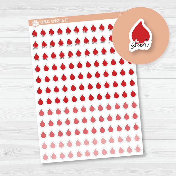 Menstral/Period Icon Planner Stickers | I-105