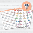 Birthday Celebration Balloon Icon Planner Stickers | Party & Event Planner Stickers | I-109