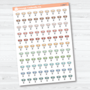 Birthday Celebration Balloon Icon Planner Stickers | Party & Event Planner Stickers | I-109
