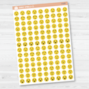 Emoticon Emotions Faces Icon Planner Stickers | I-110