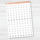 Emoticon Emotions Faces Icon Planner Stickers | I-110