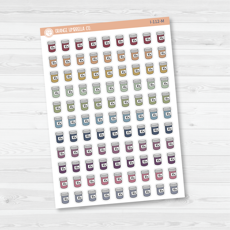 Rx Icon Planner Stickers | I-112