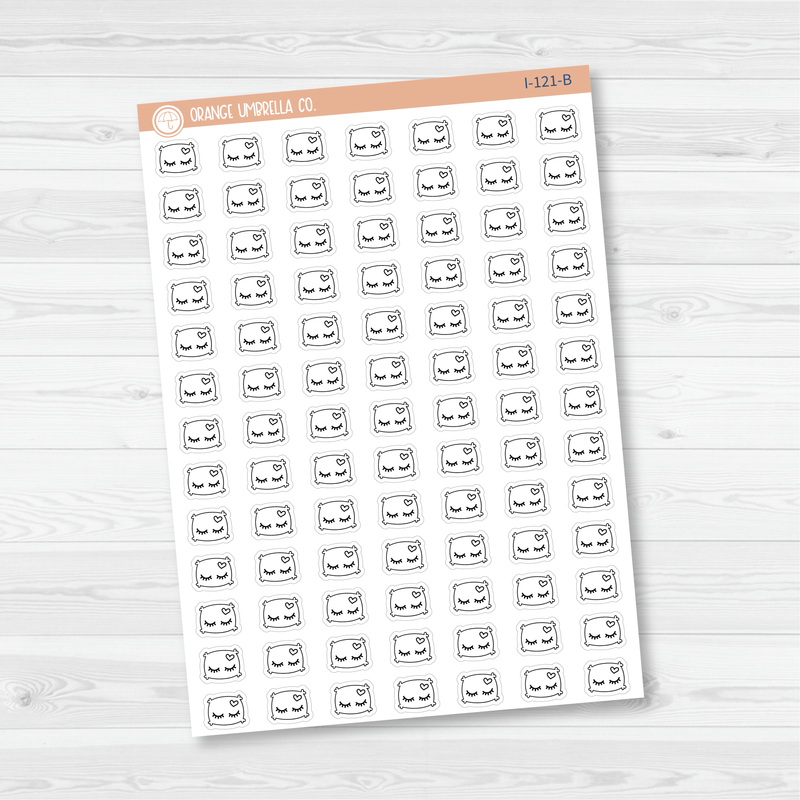 Nap Time Pillow Icon Planner Stickers | I-121