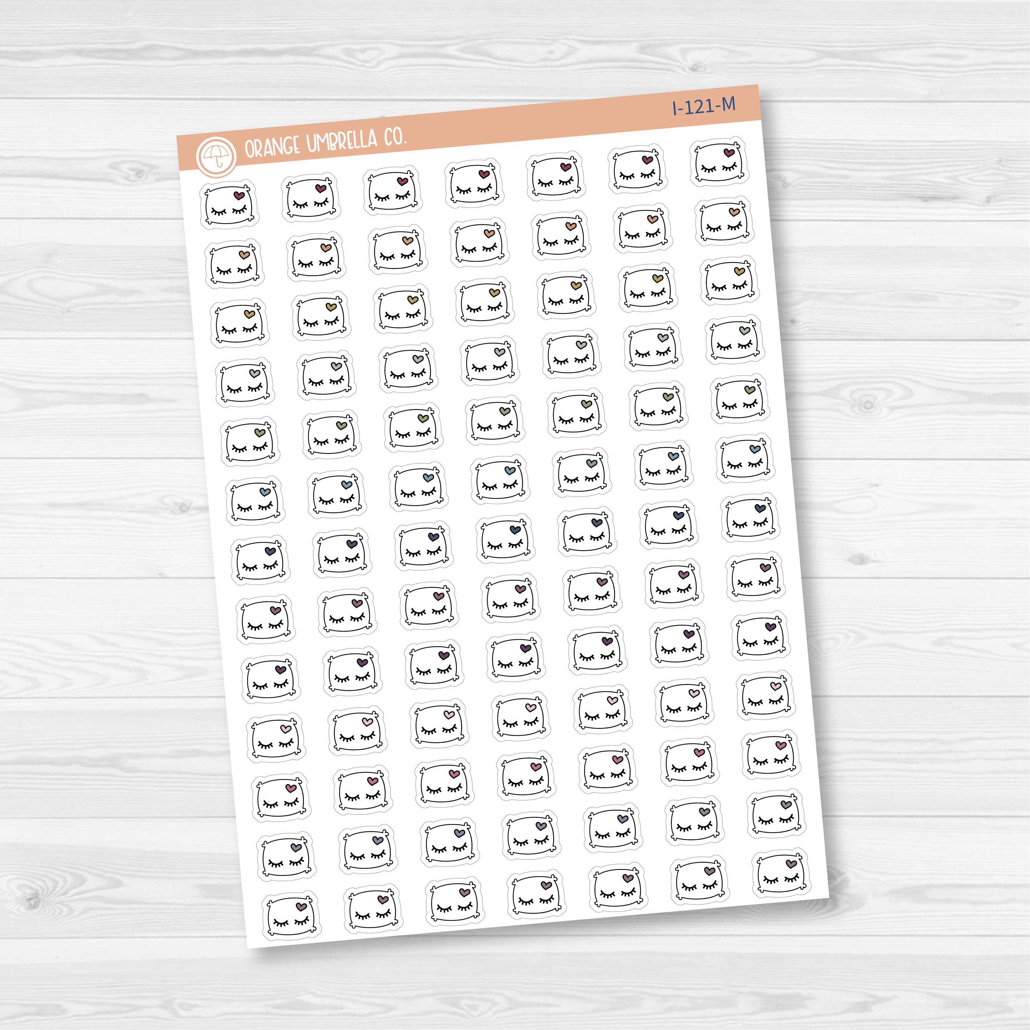Nap Time Pillow Icon Planner Stickers | I-121