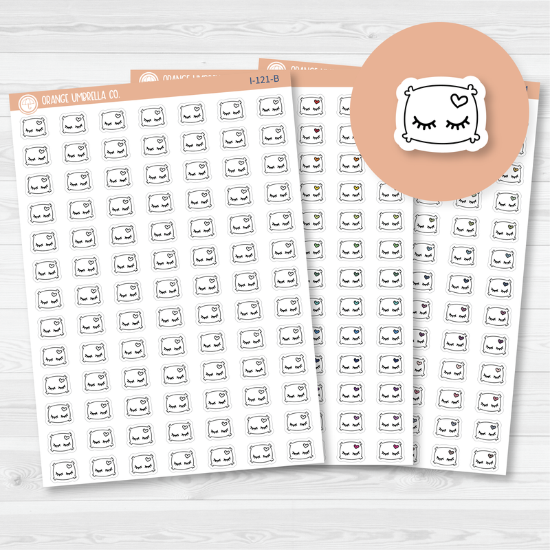 Nap Time Pillow Icon Planner Stickers | I-121