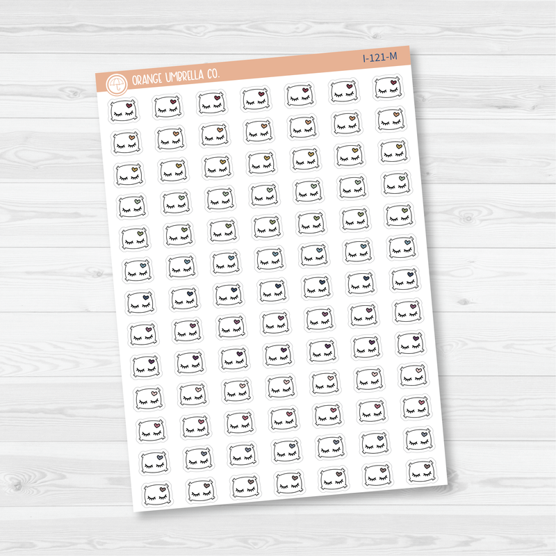 Nap Time Pillow Icon Planner Stickers | I-121