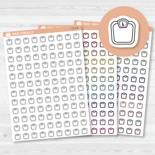 Scale Icon Planner Stickers | I-123
