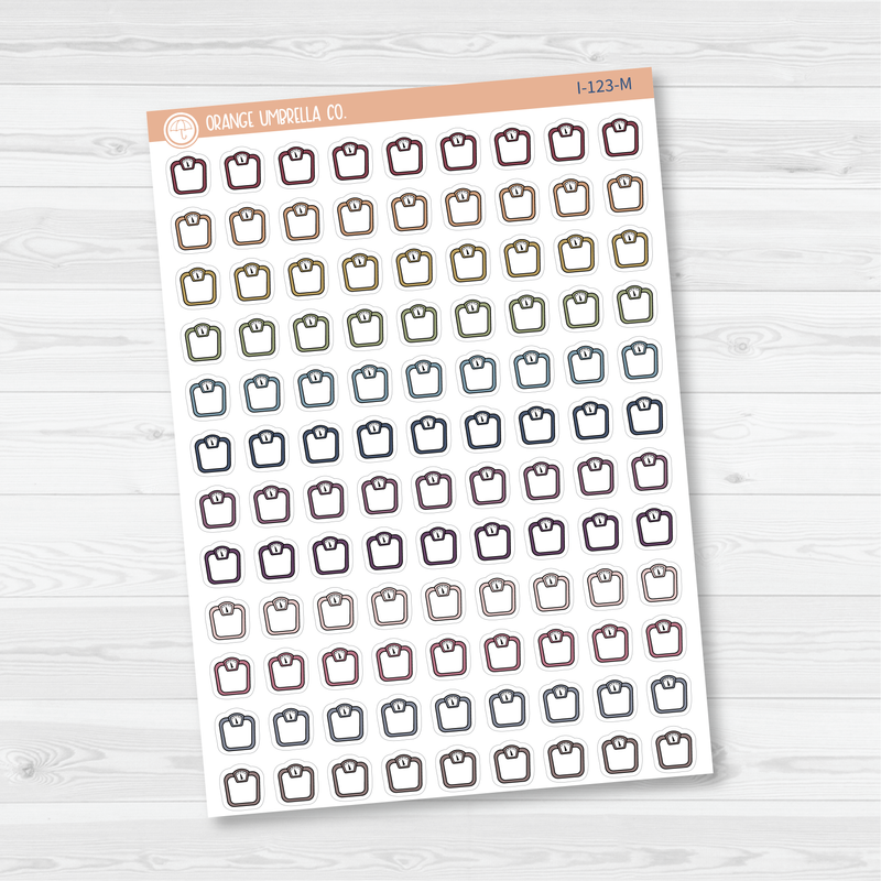 Scale Icon Planner Stickers | I-123