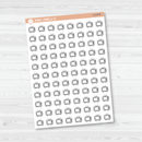TV Icon / Movie Night Planner Stickers | I-124