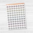 TV Icon / Movie Night Planner Stickers | I-124