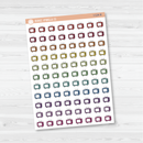 TV Icon / Movie Night Planner Stickers | I-124