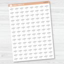 Airplane Icon Planner Stickers | I-125
