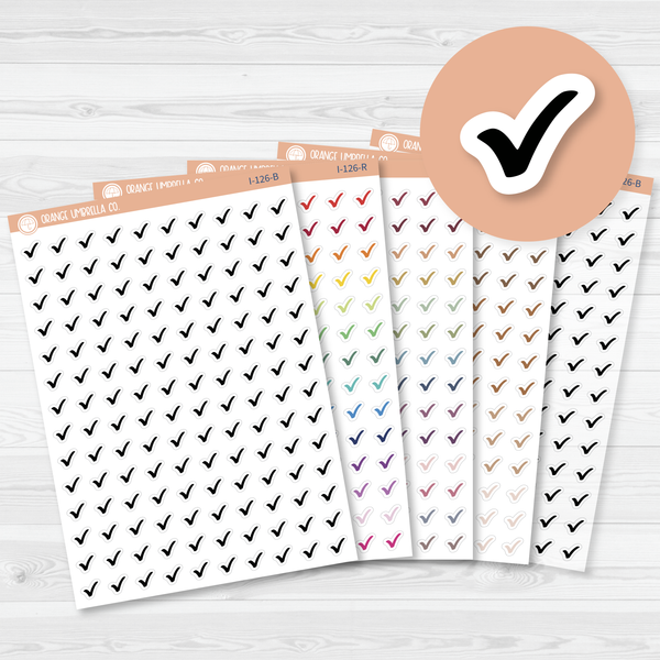 Checkmark Icon Planner Stickers | I-126