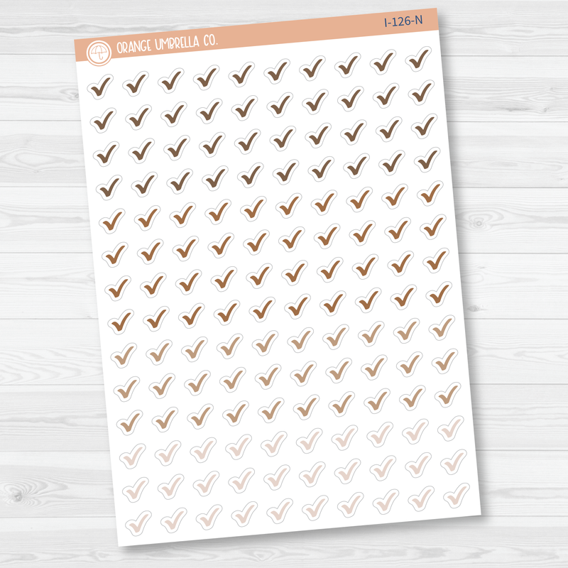 Checkmark Icon Planner Stickers | I-126