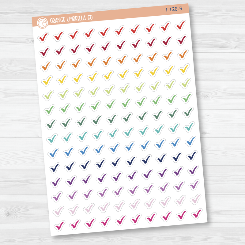 Checkmark Icon Planner Stickers | I-126