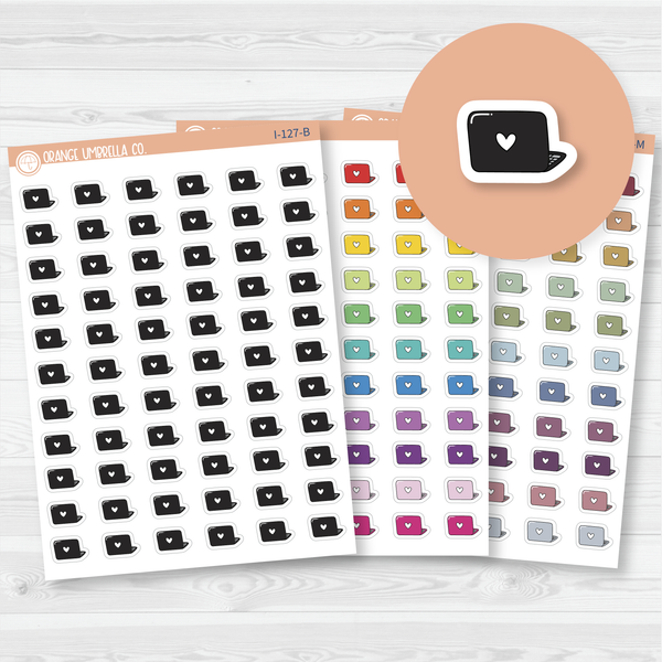 Laptop Icon Planner Stickers | I-127