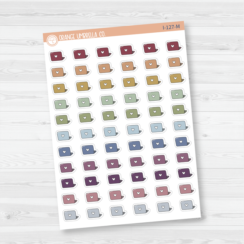 Laptop Icon Planner Stickers | I-127