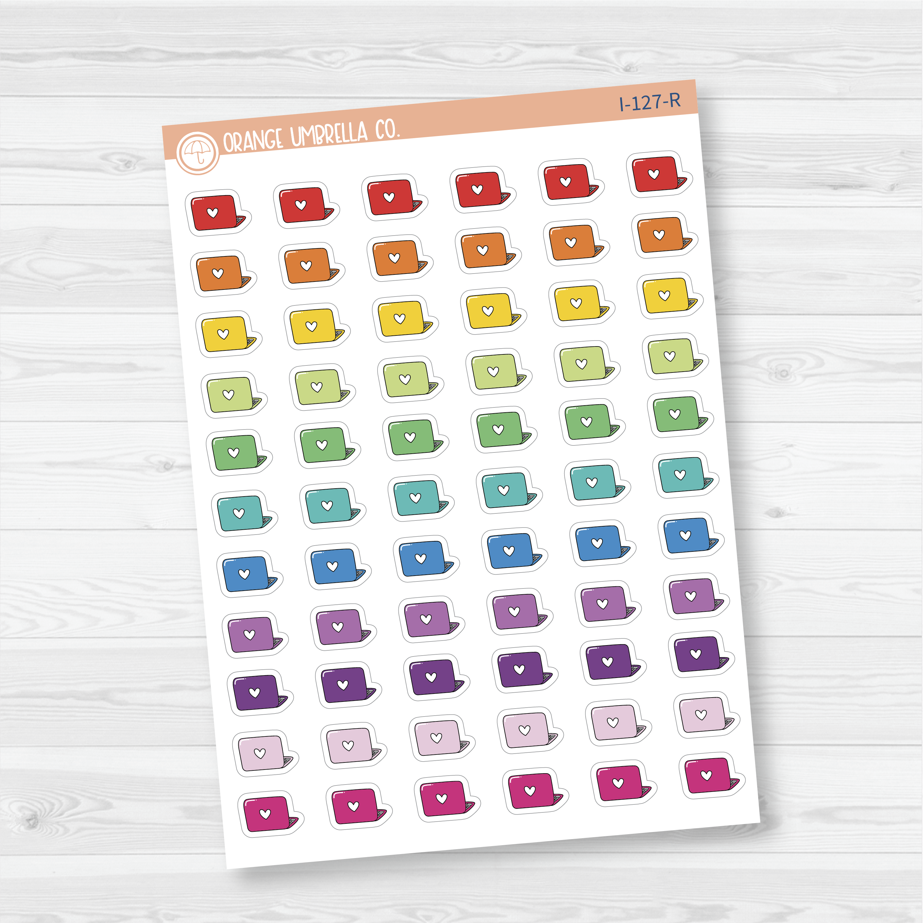 Laptop Icon Planner Stickers | I-127