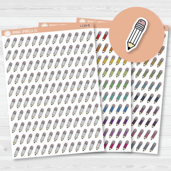 Pencil Icon Planner Stickers | I-139