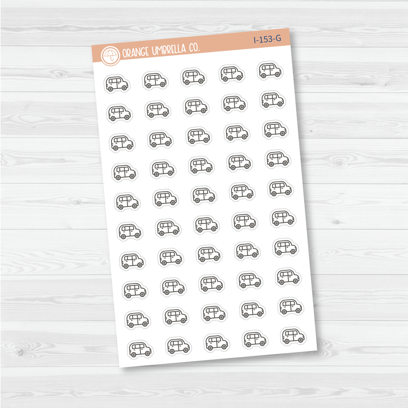 Car Icon Planner Stickers | I-153