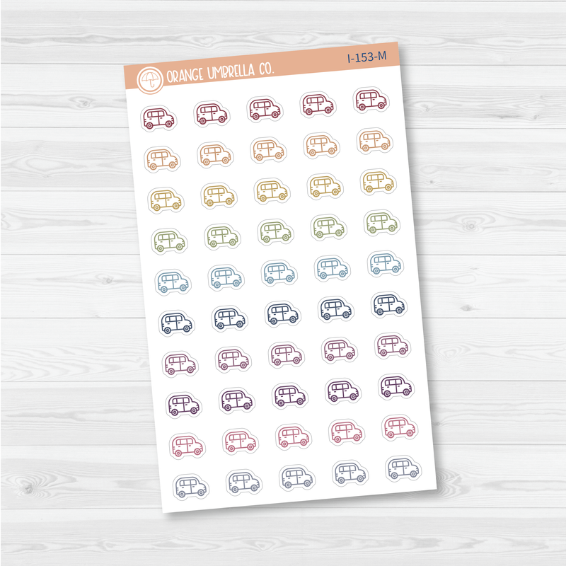 Car Icon Planner Stickers | I-153