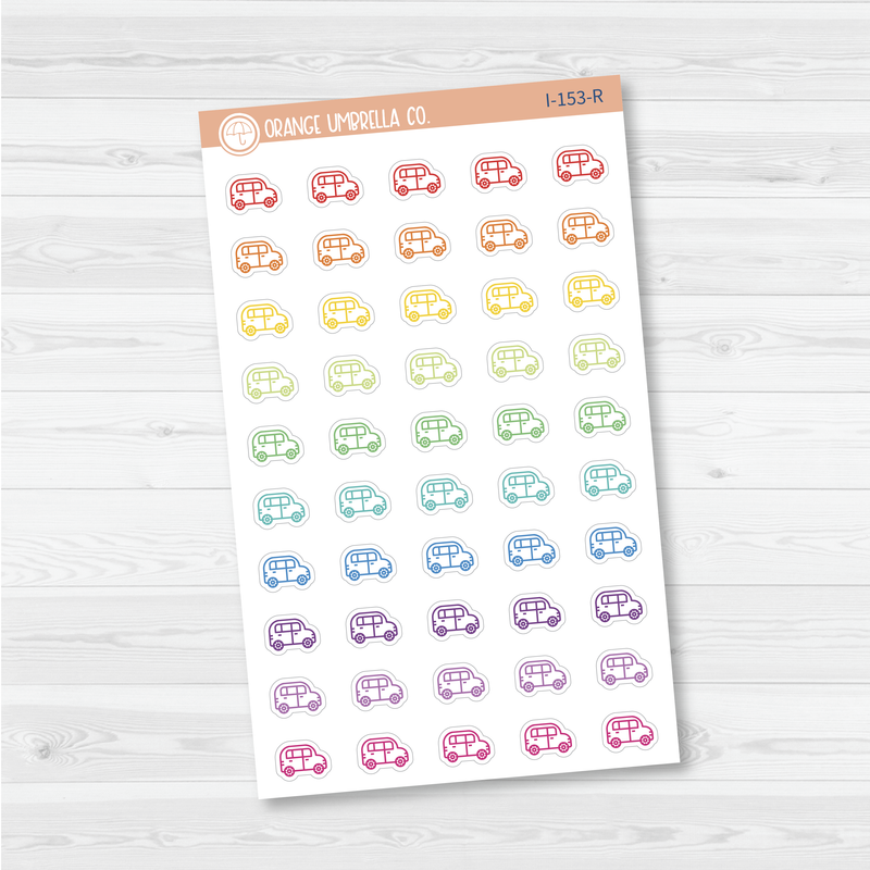 Car Icon Planner Stickers | I-153