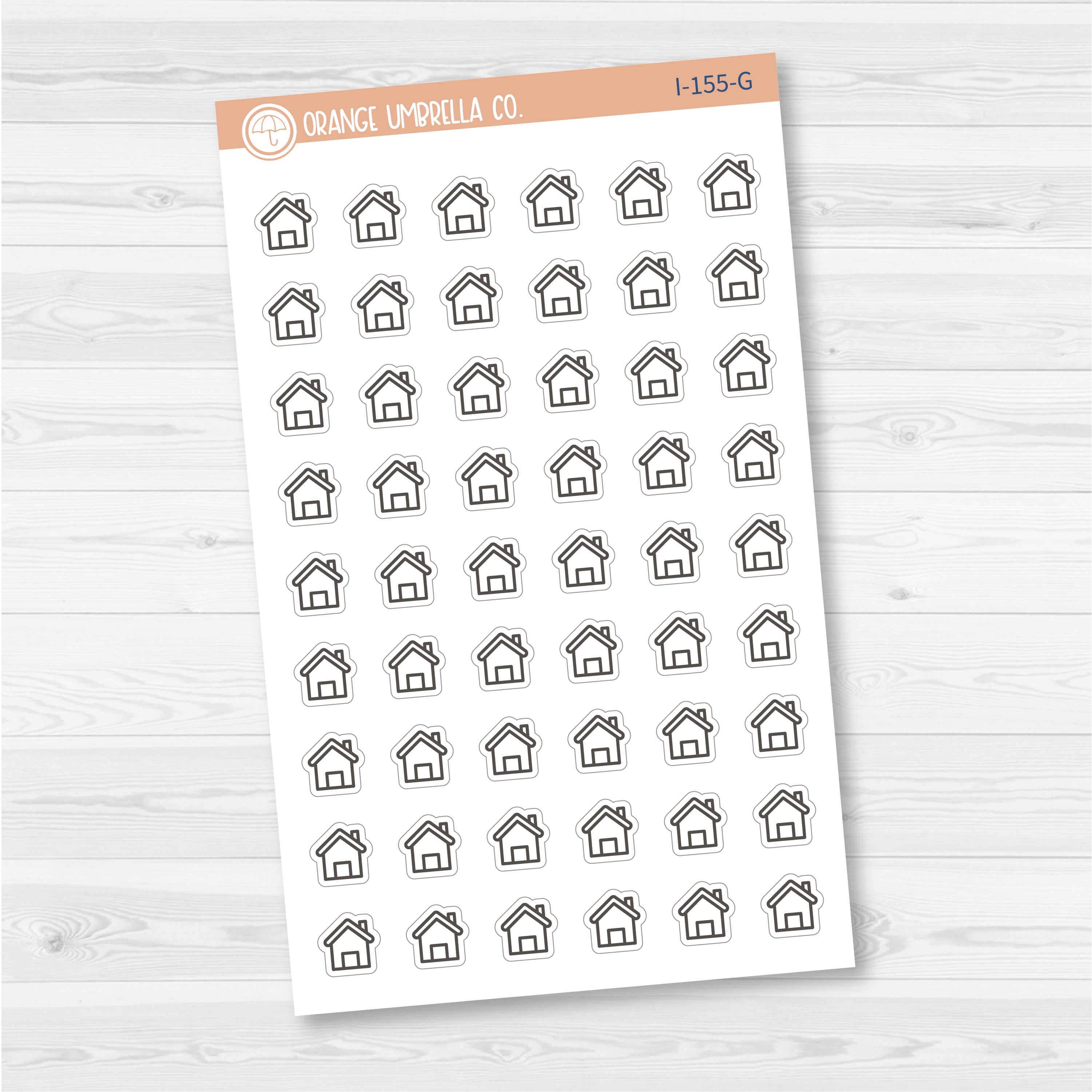 House Icon Planner Stickers | I-155
