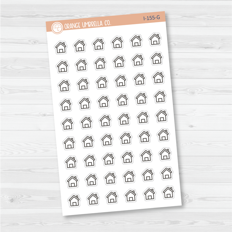 House Icon Planner Stickers | I-155