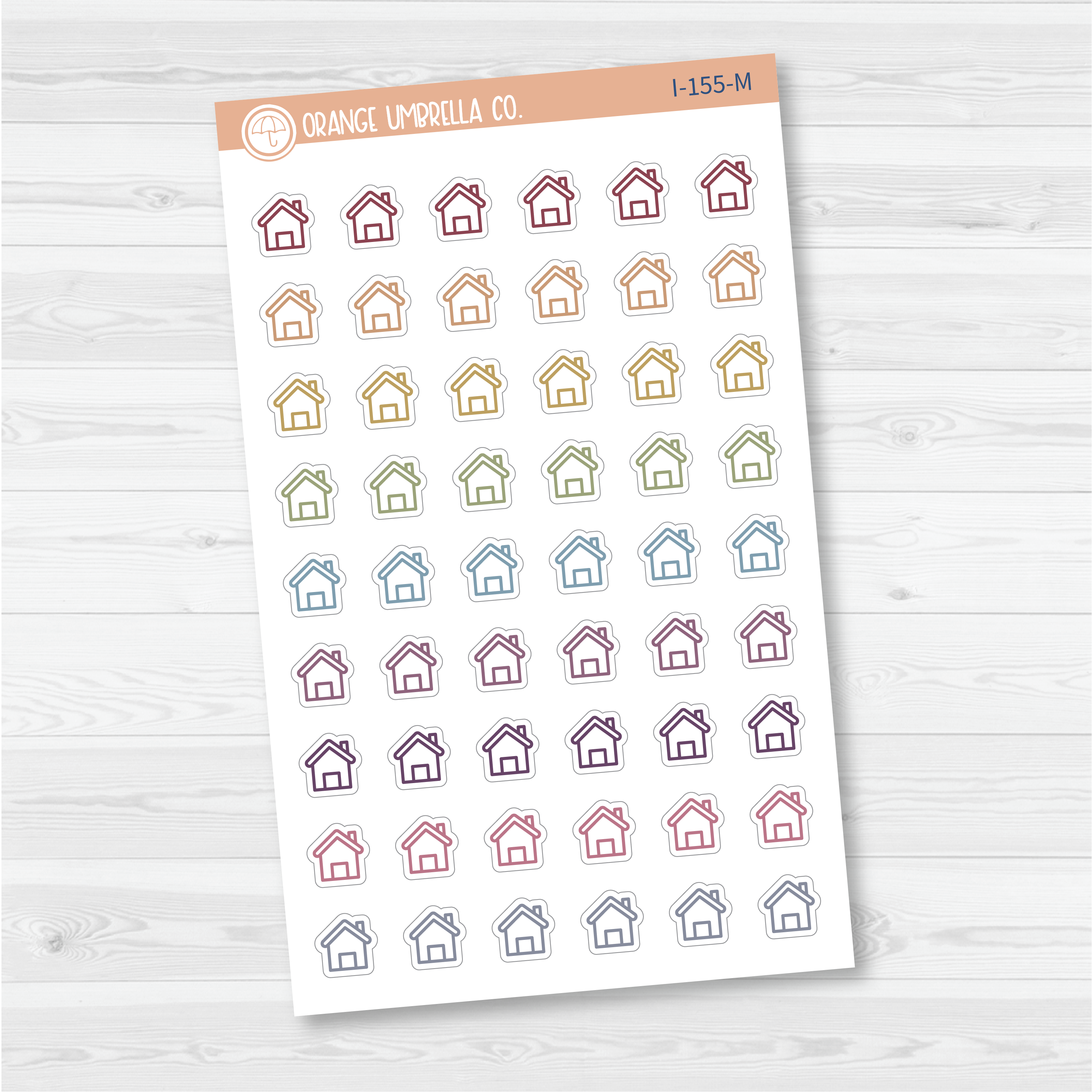 House Icon Planner Stickers | I-155