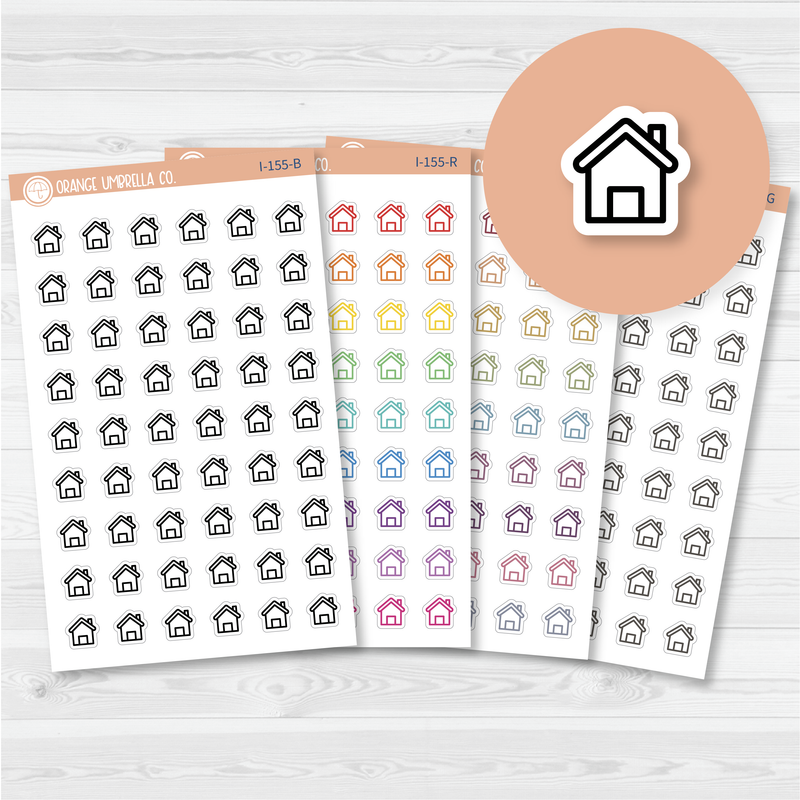 House Icon Planner Stickers | I-155