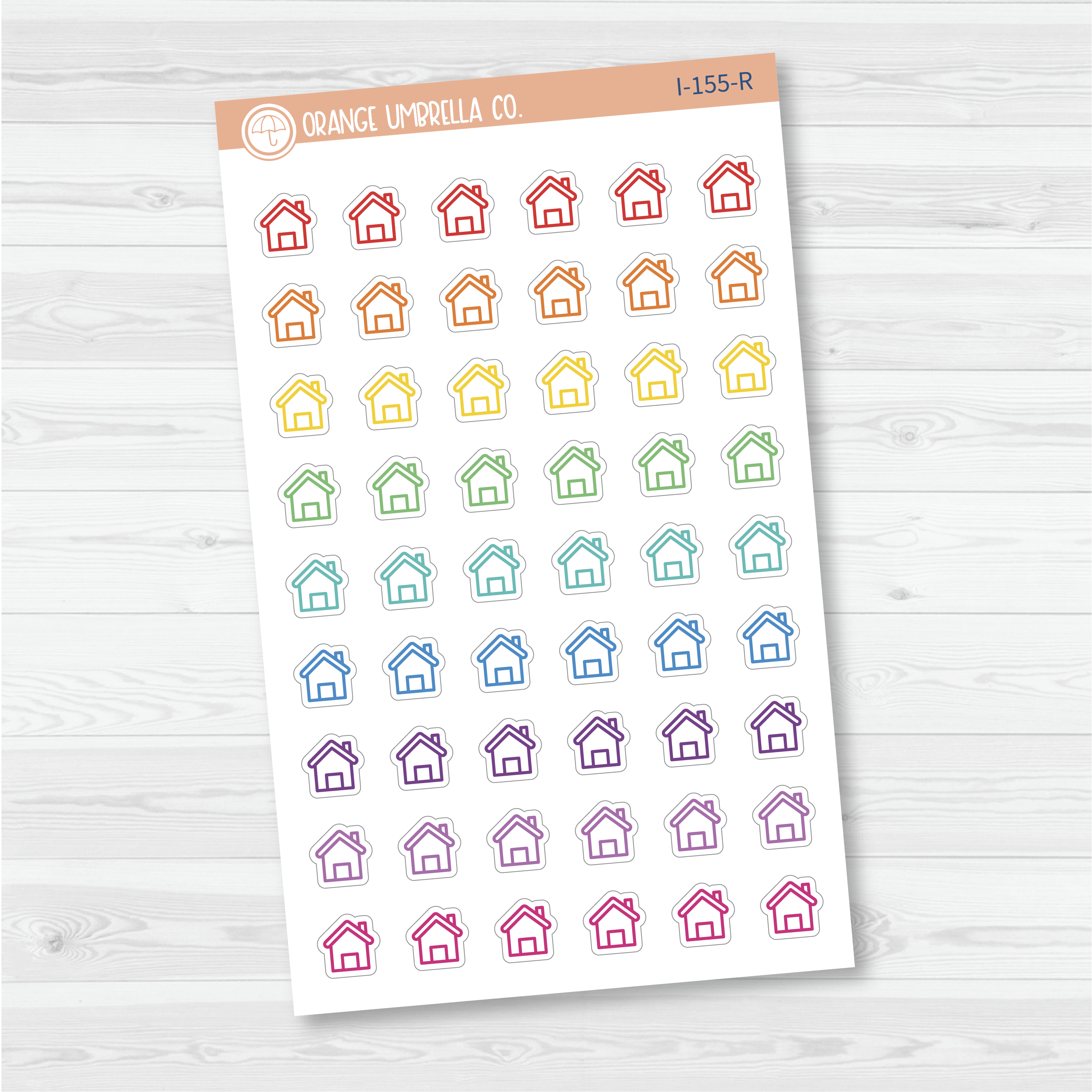 House Icon Planner Stickers | I-155