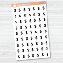 Dollar Sign Icon Planner Stickers | I-161