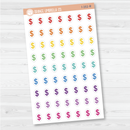 Dollar Sign Icon Planner Stickers | I-161