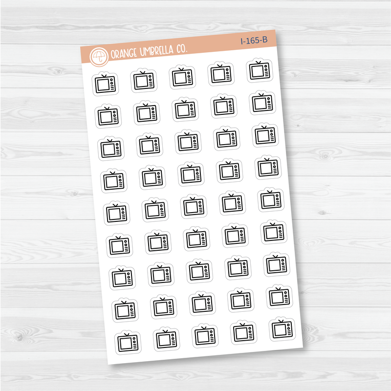 TV Icon Planner Stickers | I-165