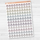 Alarm Clock Icon Planner Stickers | I-166