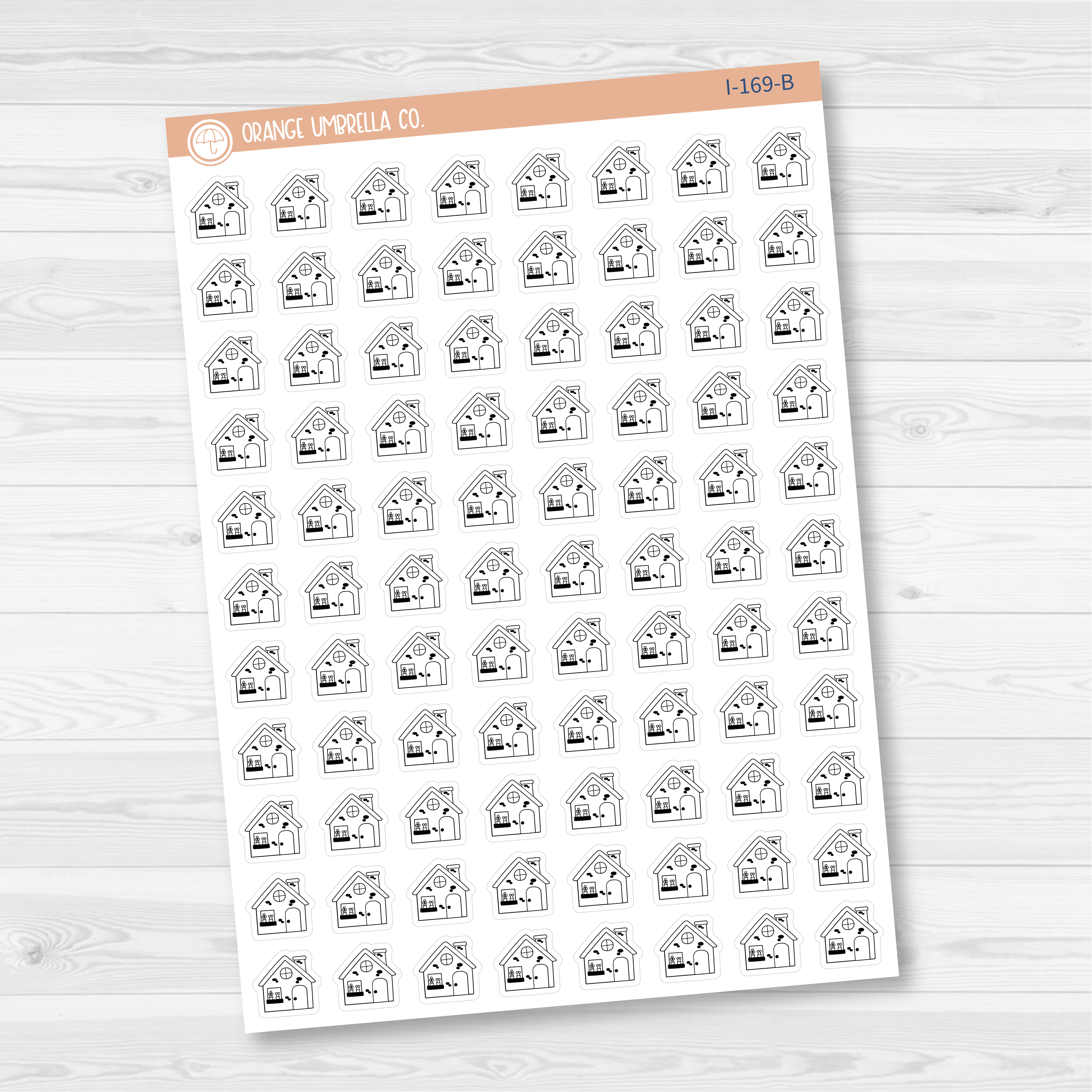House Icon Planner Stickers | I-169