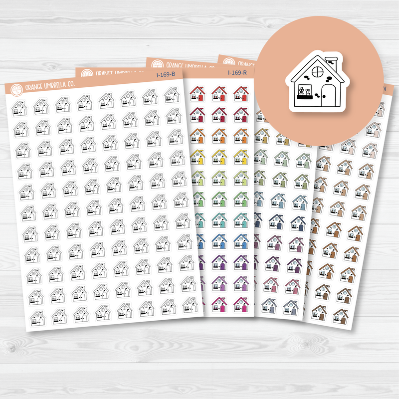 House Icon Planner Stickers | I-169