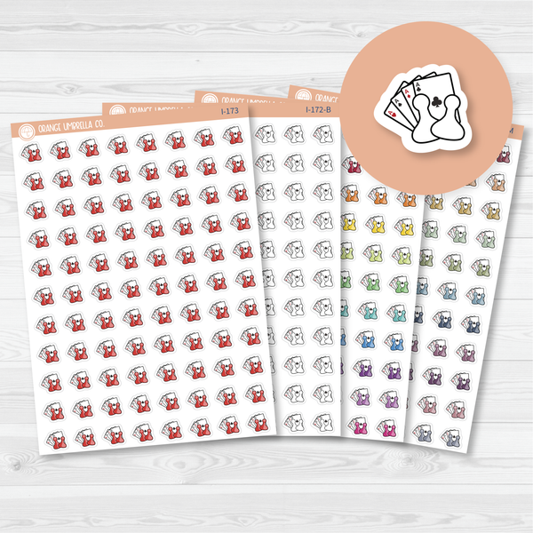 Game Night Icon Planner Stickers | I-172 /I-173