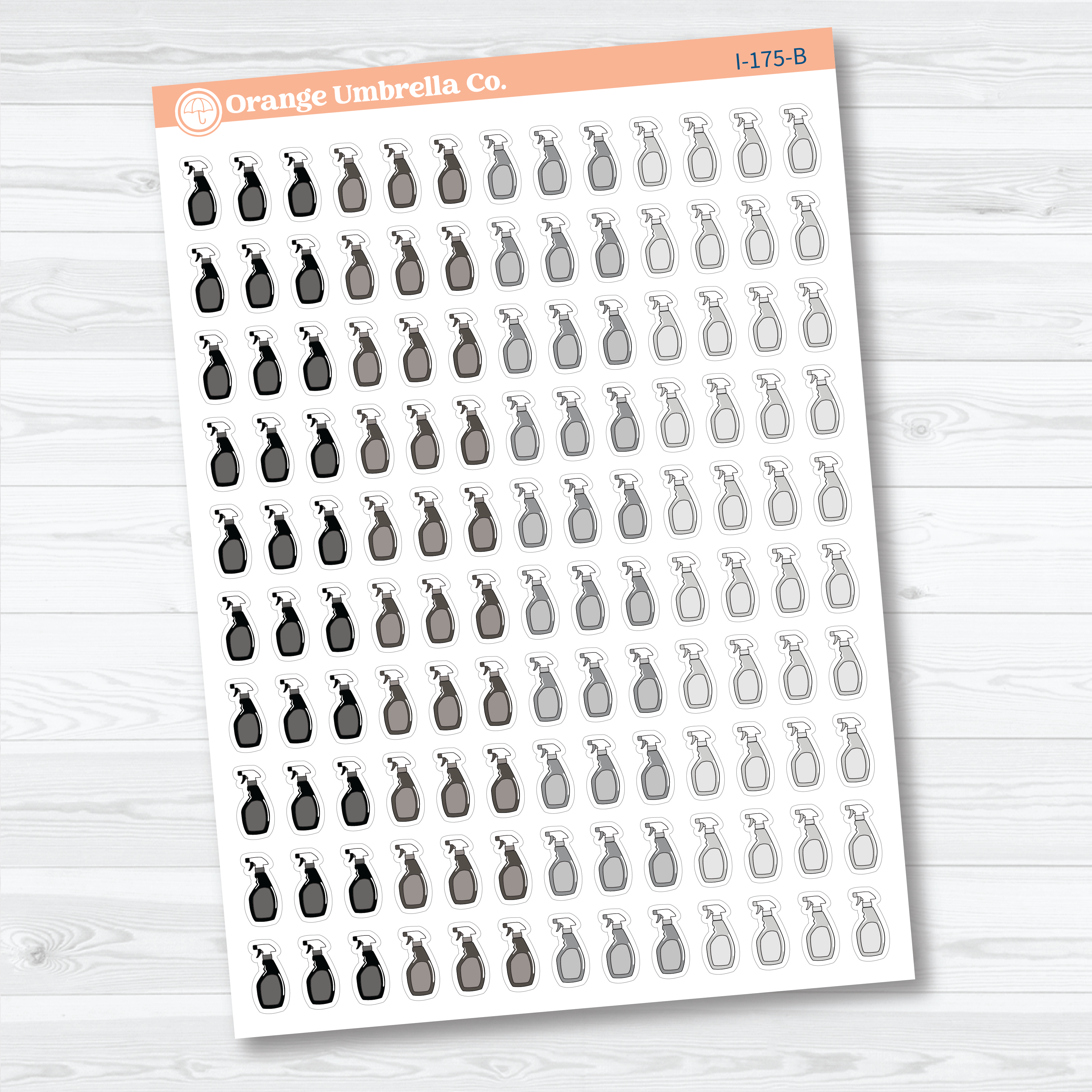 Cleaning Icon Planner Stickers | Chores & Home Icons | I-175