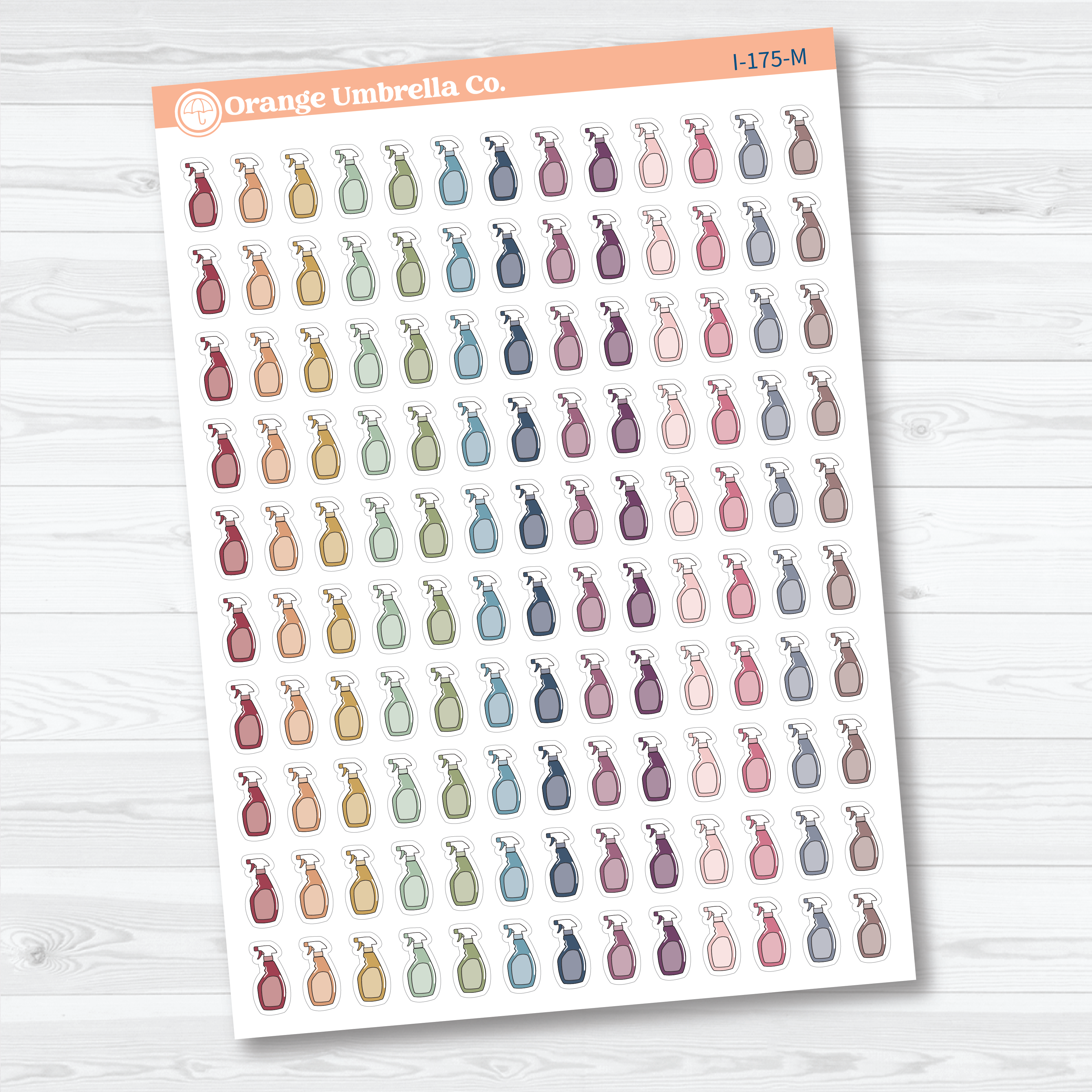 Cleaning Icon Planner Stickers | Chores & Home Icons | I-175