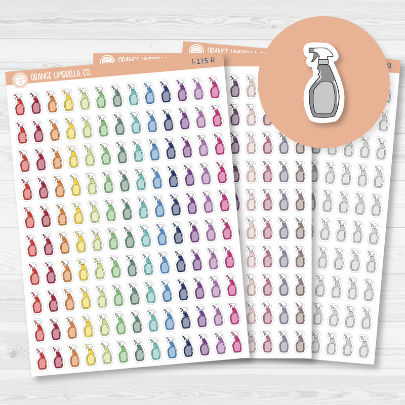 Cleaning Icon Icon Planner Stickers | I-175