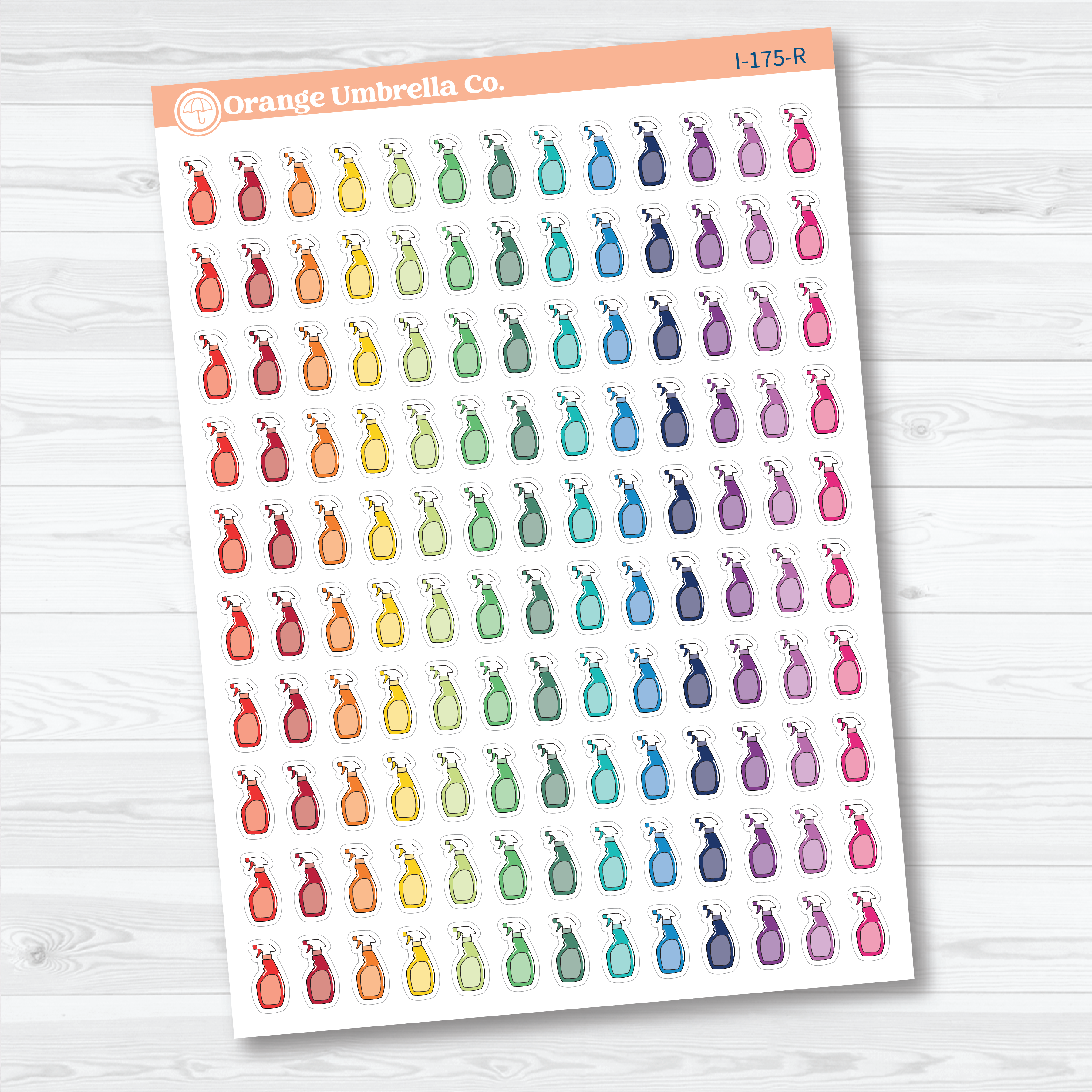 Cleaning Icon Planner Stickers | Chores & Home Icons | I-175