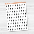 Yoga Girl Icon Planner Stickers | I-178