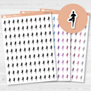 Yoga Girl Icon Planner Stickers | I-178