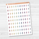 Yoga Girl Icon Planner Stickers | I-178