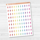 Yoga Girl Icon Planner Stickers | I-178