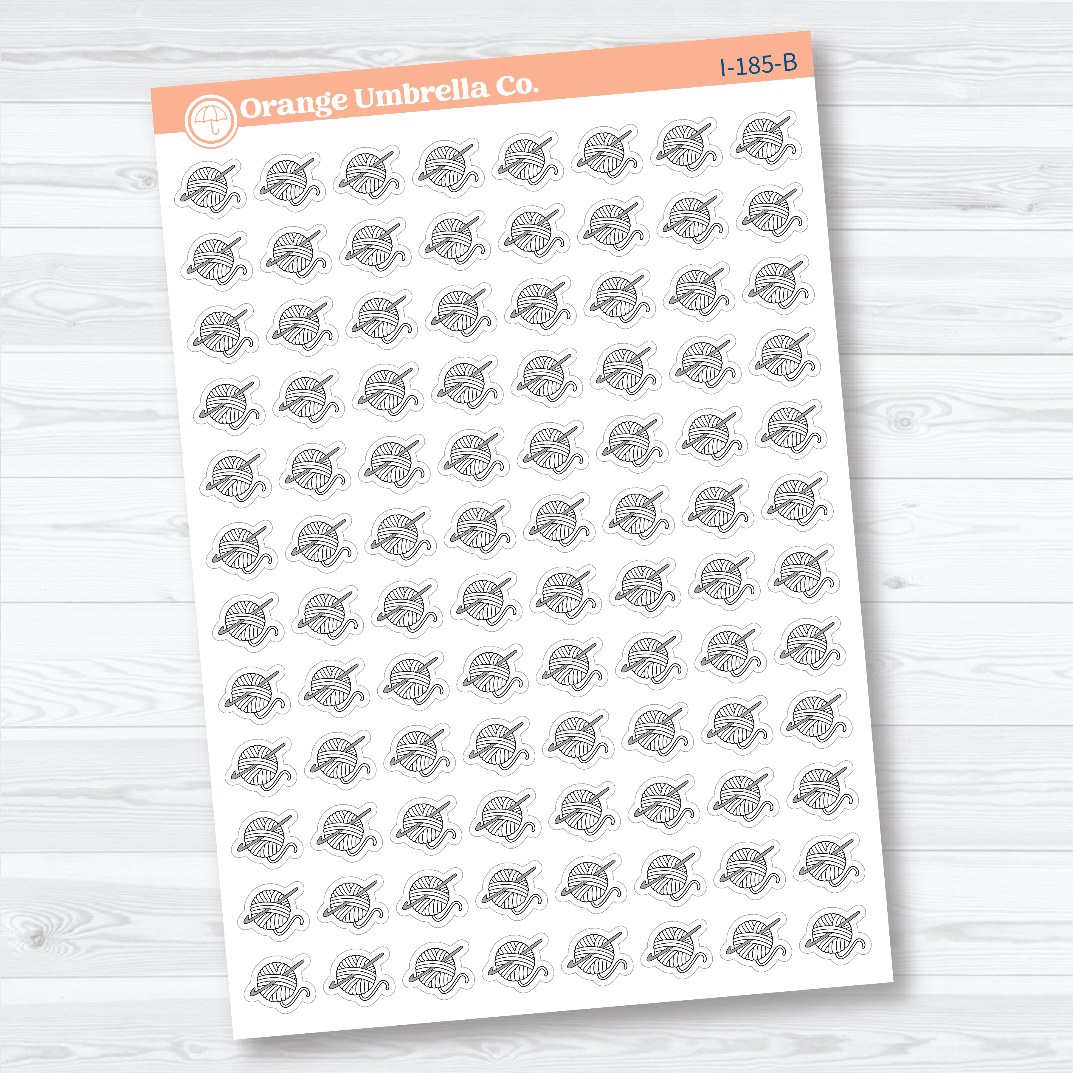 Crochet Icon Labels | Planner Stickers | I-185