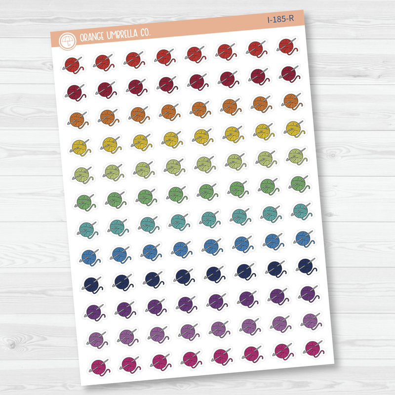 Crochet Icon Planner Stickers | I-185