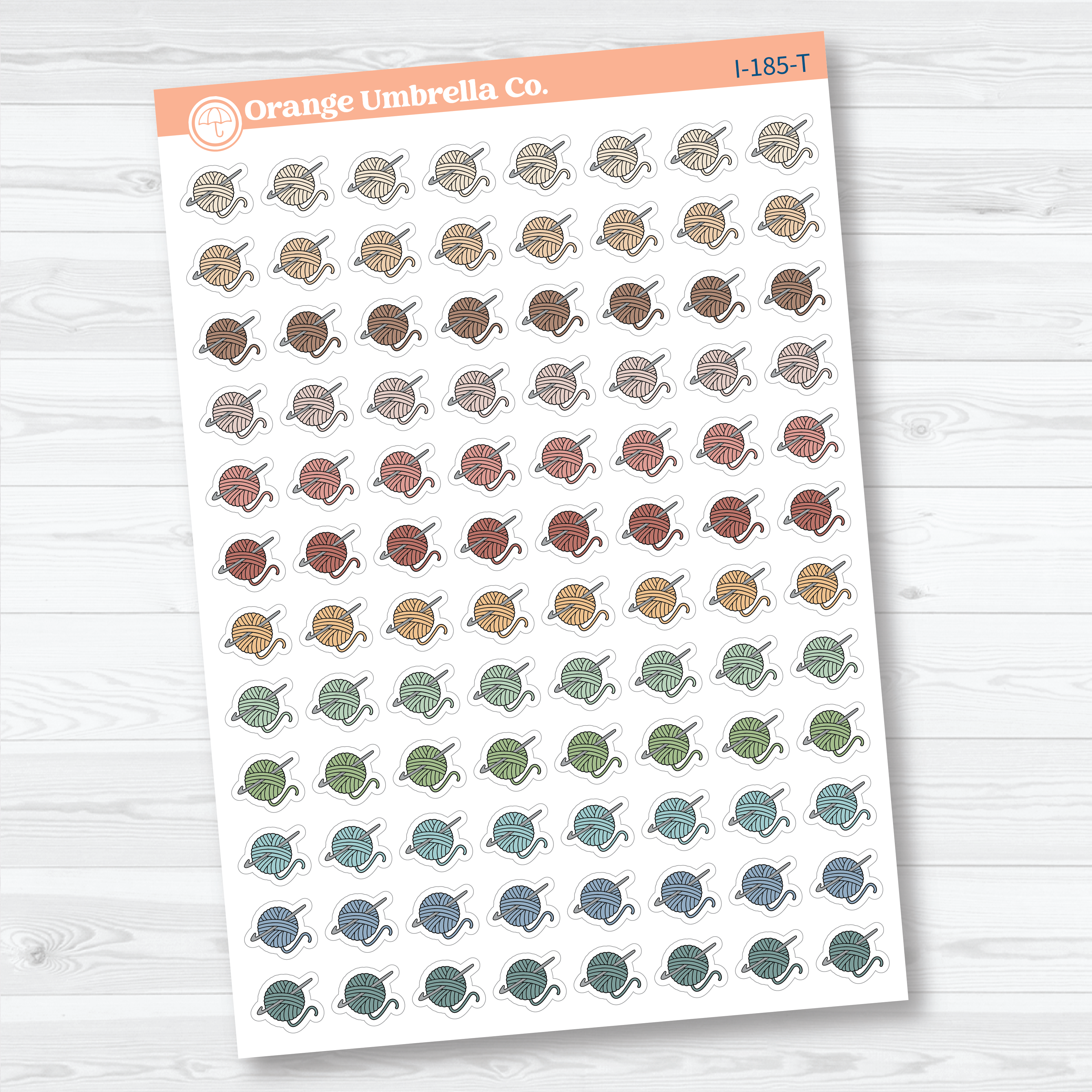 Crochet Icon Labels | Planner Stickers | I-185