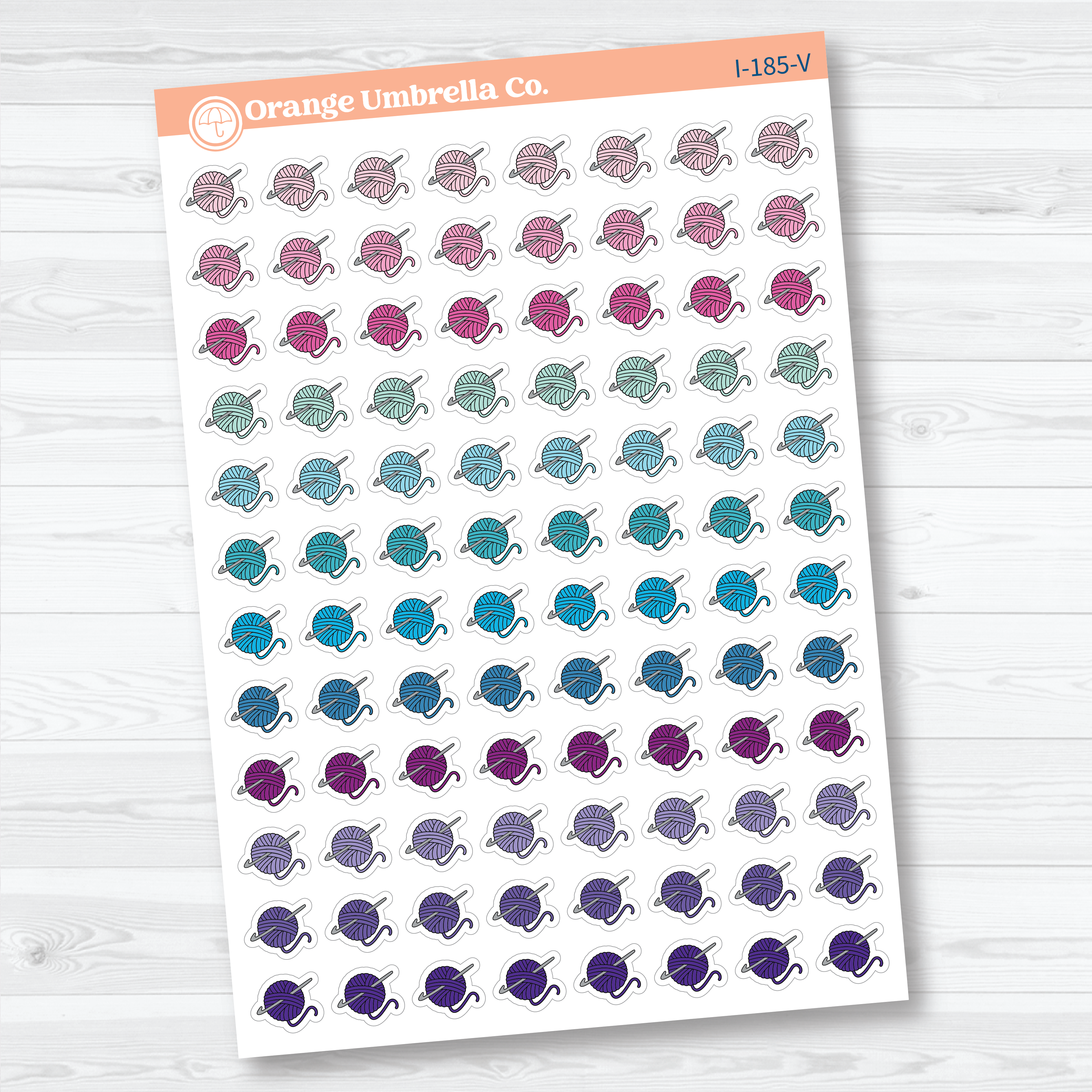 Crochet Icon Labels | Planner Stickers | I-185